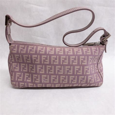 fendi zucchino jacquard baguette